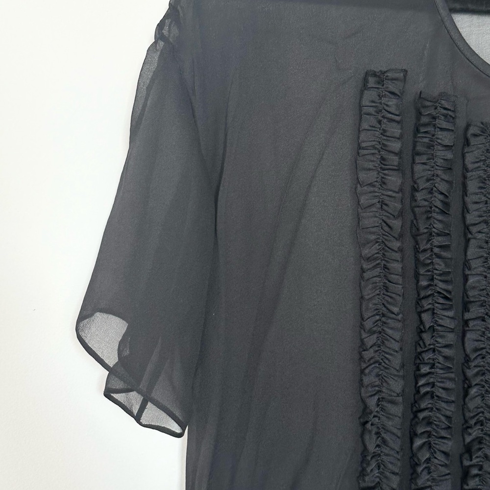 Alexander Wang 100% Silk Blouse - Black - Picture 4 of 9